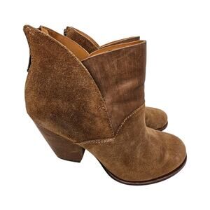 Kork Ease Boots Castaneda Suede Leather Boots Ankle Boots Women 6M Brown K42626